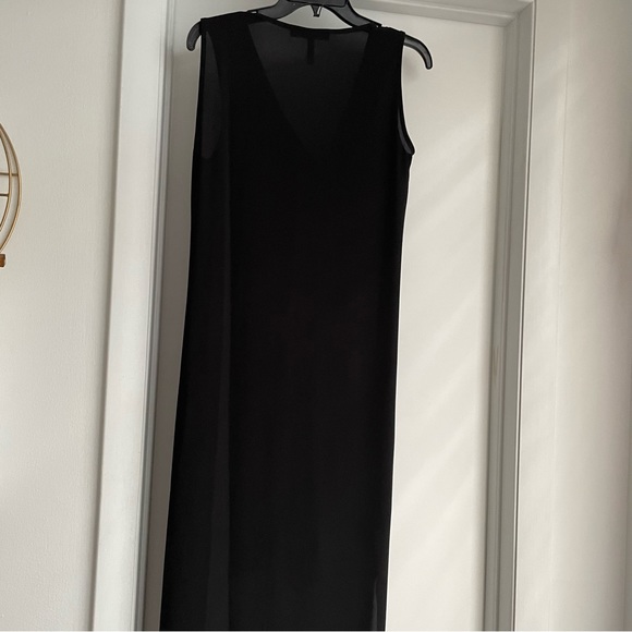 BCBGMAXAZRIA Tara Cascade Ruffle Dress in Black - Picture 9 of 10